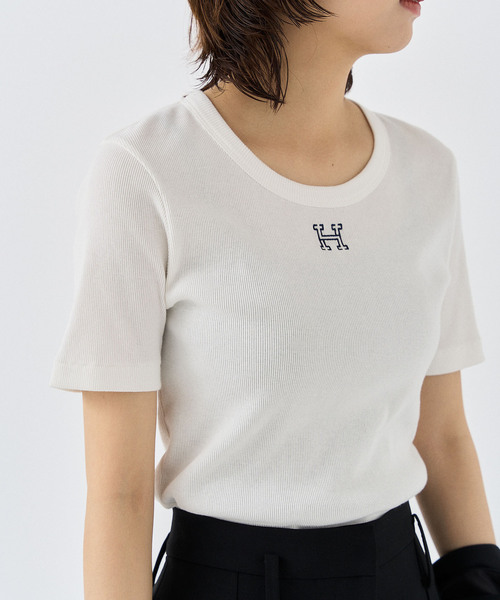 HARDY NOIR(アルディーノアール)の「《追加3》細リブTシャツ(Tシャツ/カットソー・レディース・ブラック/ホワイト・FREE)」の13枚目の写真