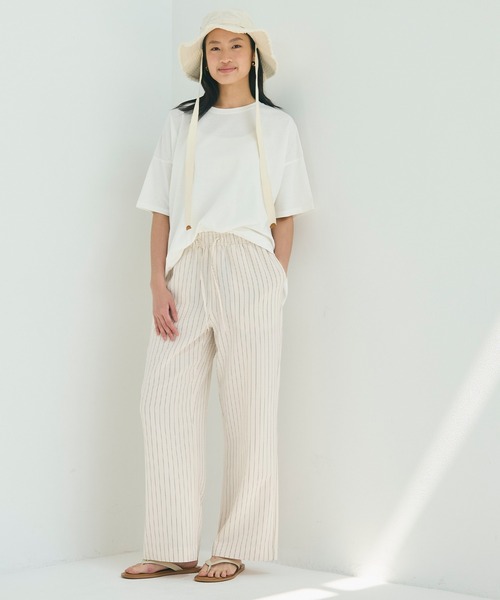リネンライクイージーパンツ（その他パンツ）｜coca（coca