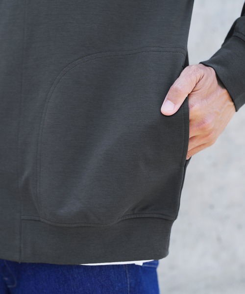 jiggys shop（ジギーズショップ）の「接触冷感 ダブルフェイス素材 ストレッチ Vネック カーディガン（カーディガン/ボレロ・メンズ・ブラック/グレー/ブルー/スミクロ・MEDIUM/LARGE/X-LARGE）」の22枚目の写真