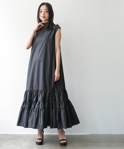 mili an deni(ミリアンデニ)の「前後2WAYリボンタイワンピース(ワンピース・レディース・ライトブルー/ブラック/ピンク・M)」の9枚目の写真