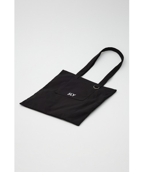 SLY（スライ）の「【WEB限定】POCKET LOGO TOTE BAG ポケット ロゴ トートバッグ（トートバッグ・レディース・ホワイト/レッド/ピンク/ブラック/ブルー・FREE）」の13枚目の写真
