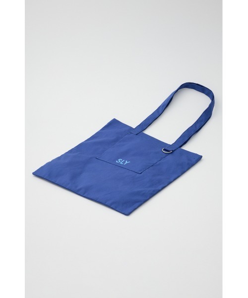 SLY（スライ）の「【WEB限定】POCKET LOGO TOTE BAG ポケット ロゴ トートバッグ（トートバッグ・レディース・ホワイト/レッド/ピンク/ブラック/ブルー・FREE）」の21枚目の写真