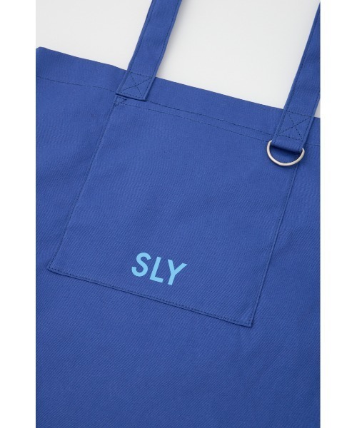 SLY（スライ）の「【WEB限定】POCKET LOGO TOTE BAG ポケット ロゴ トートバッグ（トートバッグ・レディース・ホワイト/レッド/ピンク/ブラック/ブルー・FREE）」の22枚目の写真