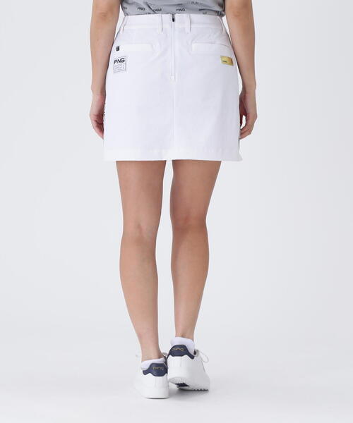 PING(ピン)の「【PING APPAREL】全方向ストレッチリサイクルナイロンリップスカート <GOLD> (LADIES)(スカート・レディース・ホワイト/ブラック/レッド・LL/M/L/XS/S)」の10枚目の写真