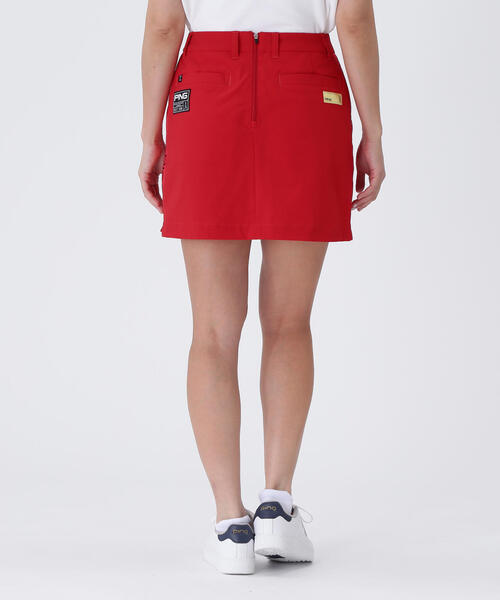 PING(ピン)の「【PING APPAREL】全方向ストレッチリサイクルナイロンリップスカート <GOLD> (LADIES)(スカート・レディース・ホワイト/ブラック/レッド・LL/M/L/XS/S)」の5枚目の写真