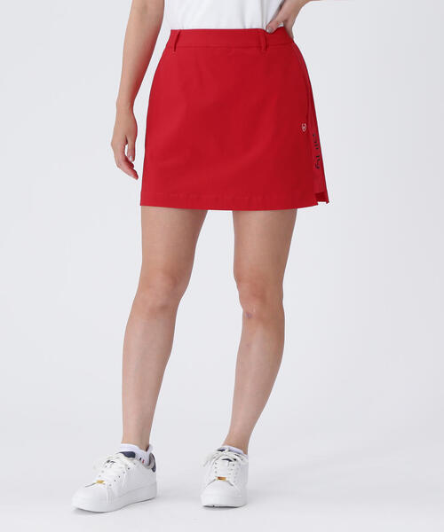 PING(ピン)の「【PING APPAREL】全方向ストレッチリサイクルナイロンリップスカート <GOLD> (LADIES)(スカート・レディース・ホワイト/ブラック/レッド・LL/M/L/XS/S)」の3枚目の写真