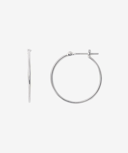 最新作売れ筋が満載 セール】プラチナ フープ ピアス ESTELLE/エステール（ピアス アクセサリー