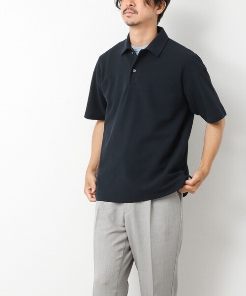 NOLLEY’S(ノーリーズ)の「ブークレポロシャツ 25SS(ポロシャツ・メンズ・グリーン/ベージュ/ネイビー・S/M/L)」の6枚目の写真