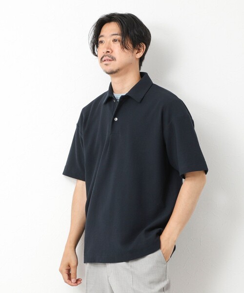 NOLLEY’S(ノーリーズ)の「ブークレポロシャツ 25SS(ポロシャツ・メンズ・グリーン/ベージュ/ネイビー・S/M/L)」の8枚目の写真