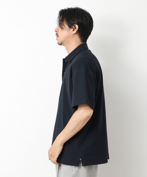 NOLLEY’S(ノーリーズ)の「ブークレポロシャツ 25SS(ポロシャツ・メンズ・グリーン/ベージュ/ネイビー・S/M/L)」の9枚目の写真