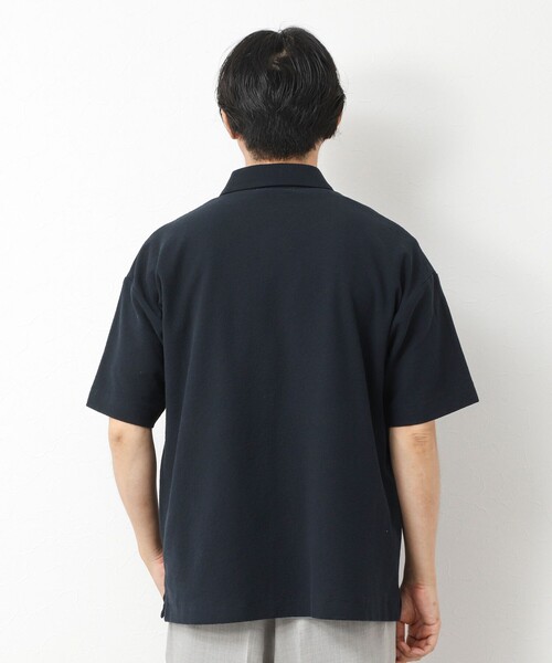 NOLLEY’S(ノーリーズ)の「ブークレポロシャツ 25SS(ポロシャツ・メンズ・グリーン/ベージュ/ネイビー・S/M/L)」の10枚目の写真