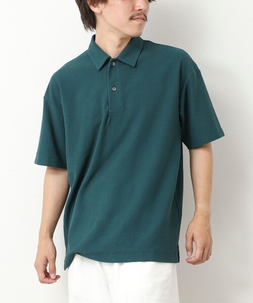 NOLLEY’S(ノーリーズ)の「ブークレポロシャツ 25SS(ポロシャツ・メンズ・グリーン/ベージュ/ネイビー・S/M/L)」の14枚目の写真