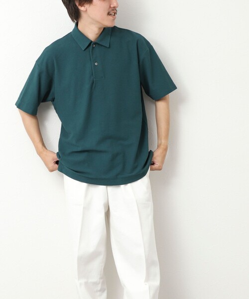NOLLEY’S(ノーリーズ)の「ブークレポロシャツ 25SS(ポロシャツ・メンズ・グリーン/ベージュ/ネイビー・S/M/L)」の15枚目の写真