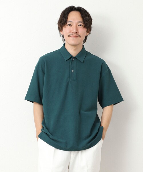 NOLLEY’S(ノーリーズ)の「ブークレポロシャツ 25SS(ポロシャツ・メンズ・グリーン/ベージュ/ネイビー・S/M/L)」の16枚目の写真