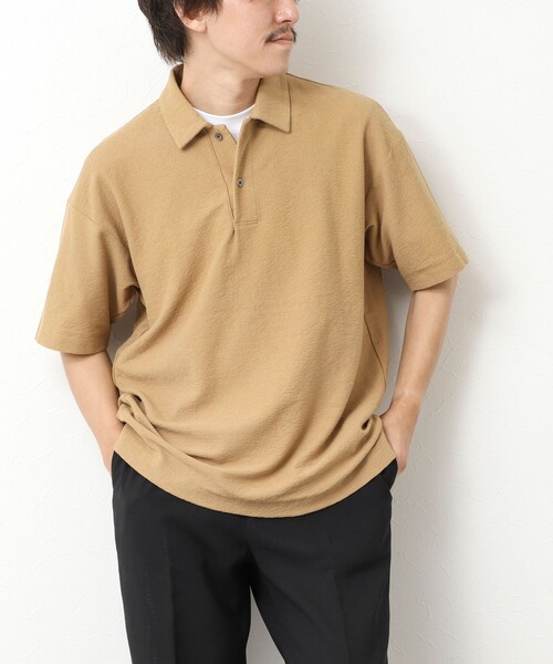 NOLLEY’S(ノーリーズ)の「ブークレポロシャツ 25SS(ポロシャツ・メンズ・グリーン/ベージュ/ネイビー・S/M/L)」の22枚目の写真