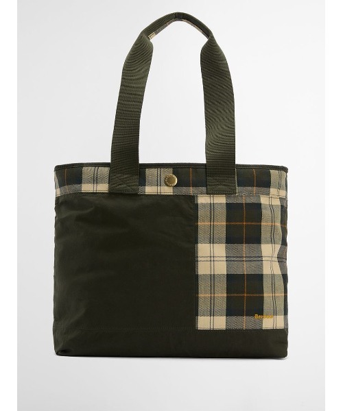 Barbour(バブアー)の「Mya パッチワーク トートバッグ(トートバッグ・レディース・ブラック/グリーン・ONE SIZE)」の2枚目の写真