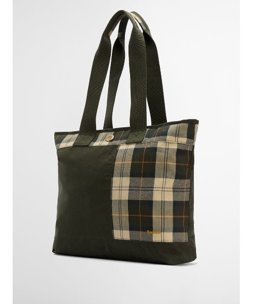 Barbour(バブアー)の「Mya パッチワーク トートバッグ(トートバッグ・レディース・ブラック/グリーン・ONE SIZE)」の5枚目の写真