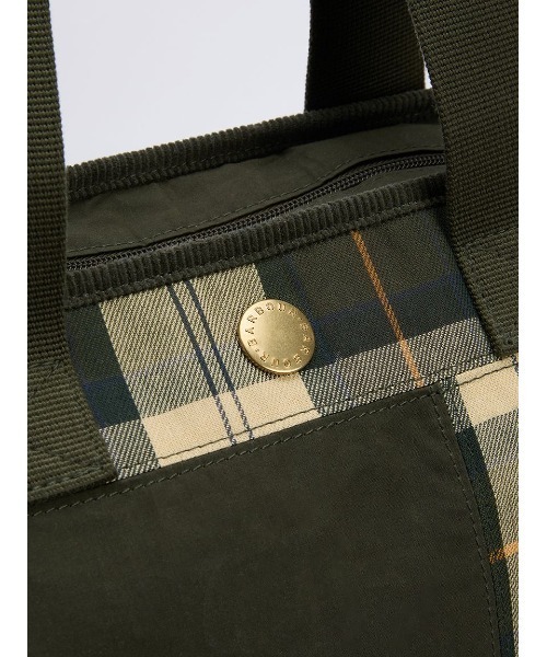 Barbour(バブアー)の「Mya パッチワーク トートバッグ(トートバッグ・レディース・ブラック/グリーン・ONE SIZE)」の9枚目の写真