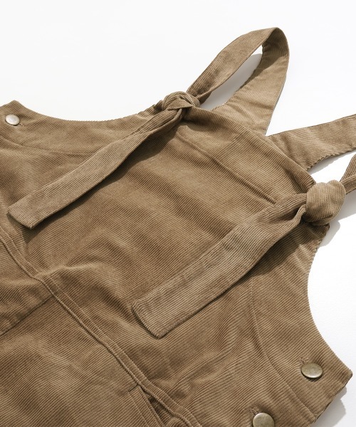 KRIFF MAYER Lady's Collection(クリフメイヤーレディースコレクション)の「【コットン100%・可愛い】コーデュロイジャンスカ(ジャンパースカート・レディース・ダークブラウン/グリーン/カラフル/ベージュ/ネイビー・MEDIUM/LARGE)」の18枚目の写真