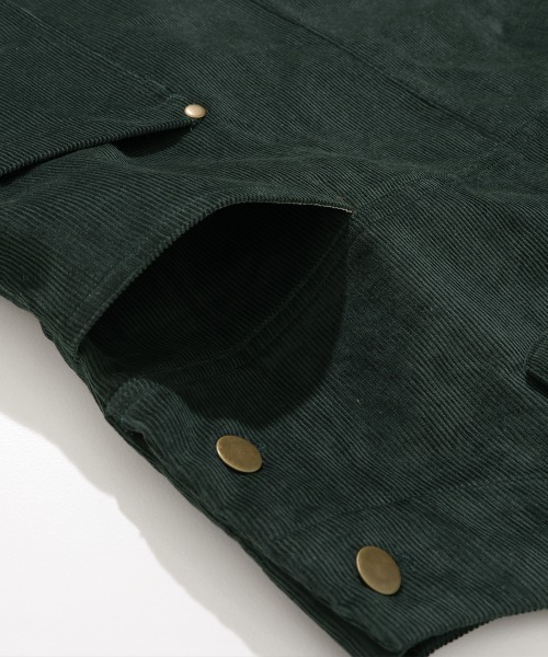 KRIFF MAYER Lady's Collection(クリフメイヤーレディースコレクション)の「【コットン100%・可愛い】コーデュロイジャンスカ(ジャンパースカート・レディース・ダークブラウン/グリーン/カラフル/ベージュ/ネイビー・MEDIUM/LARGE)」の21枚目の写真