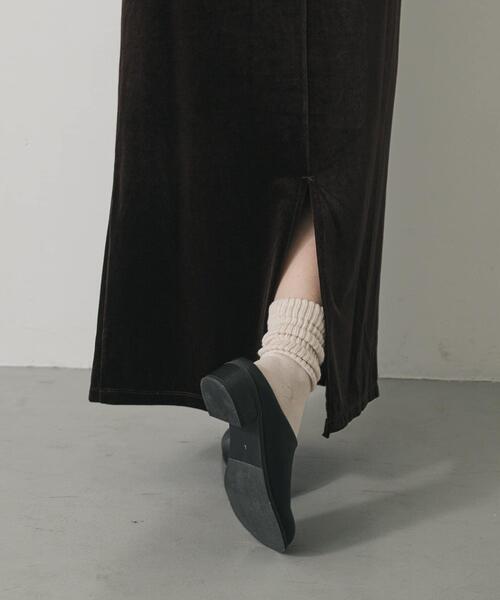 SENSE OF PLACE by URBAN RESEARCH(センスオブプレイスバイアーバンリサーチ)の「ワイドトゥヒールスリッポン(その他シューズ・レディース・ブラウン/ブラック・LARGE/MEDIUM/SMALL)」の7枚目の写真