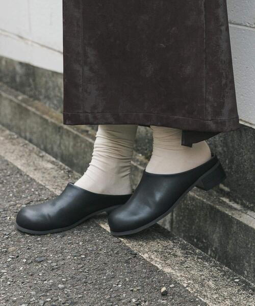 SENSE OF PLACE by URBAN RESEARCH(センスオブプレイスバイアーバンリサーチ)の「ワイドトゥヒールスリッポン(その他シューズ・レディース・ブラウン/ブラック・LARGE/MEDIUM/SMALL)」の11枚目の写真