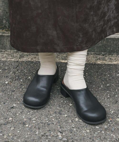 SENSE OF PLACE by URBAN RESEARCH(センスオブプレイスバイアーバンリサーチ)の「ワイドトゥヒールスリッポン(その他シューズ・レディース・ブラウン/ブラック・LARGE/MEDIUM/SMALL)」の10枚目の写真