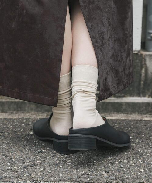 SENSE OF PLACE by URBAN RESEARCH(センスオブプレイスバイアーバンリサーチ)の「ワイドトゥヒールスリッポン(その他シューズ・レディース・ブラウン/ブラック・LARGE/MEDIUM/SMALL)」の21枚目の写真