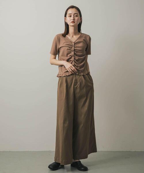 SENSE OF PLACE by URBAN RESEARCH(センスオブプレイスバイアーバンリサーチ)の「ワイドトゥヒールスリッポン(その他シューズ・レディース・ブラウン/ブラック・LARGE/MEDIUM/SMALL)」の16枚目の写真