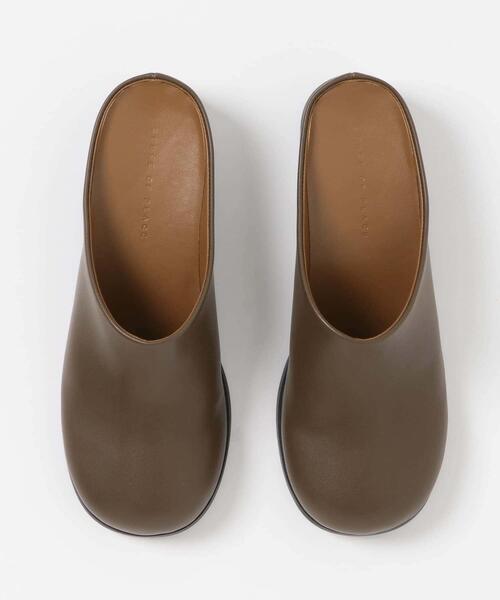 SENSE OF PLACE by URBAN RESEARCH(センスオブプレイスバイアーバンリサーチ)の「ワイドトゥヒールスリッポン(その他シューズ・レディース・ブラウン/ブラック・LARGE/MEDIUM/SMALL)」の5枚目の写真