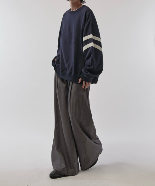 Lui's（ルイス）の「【Neucon/ニューコン】ワイドバギーTRスラックスパンツ（スラックス・メンズ・グレー/ブラック・2/1）」の18枚目の写真