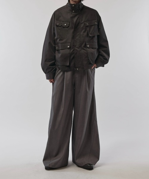 NEU_IN ワイドスラックスパンツ　sullen ニューイン NEU_IN ワイドスラックスパンツ sullen ニューイン - メルカリ