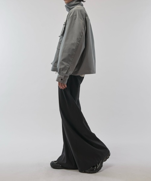Lui's（ルイス）の「【Neucon/ニューコン】ワイドバギーTRスラックスパンツ（スラックス・メンズ・グレー/ブラック・2/1）」の11枚目の写真
