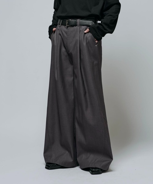 Neucon/ニューコン】ワイドバギーTRスラックスパンツ