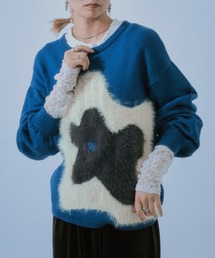 DOLLUPOOPS | フラワーモチーフニットトップス(ニット/セーター)