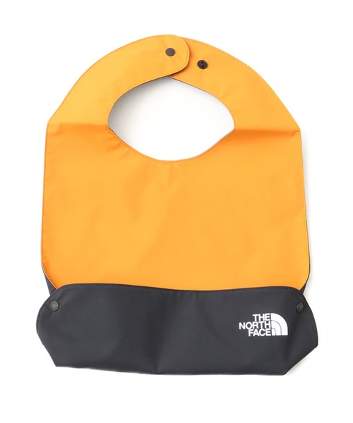 THE NORTH FACE（ザノースフェイス）の「THE NORTH FACE Baby Compact Yummy Bib / ザ・ノース・フェイス ベビー コンパクト ヤミー ビブ（スタイ/よだれかけ・キッズ・ベージュ/アイボリー/オレンジ・FREE）」の2枚目の写真