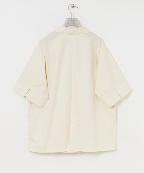 URBAN RESEARCH（アーバンリサーチ）の「コットンハーフスリーブジャケット（その他アウター・レディース・アイボリー/ブラック・FREE）」の17枚目の写真