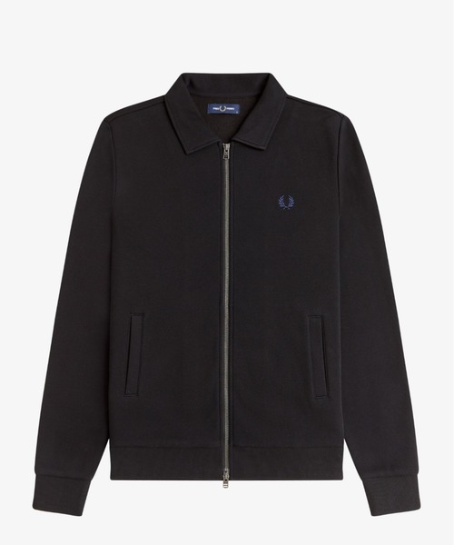 セール】Zip Through Collared Sweatshirt／ジップアップカラー