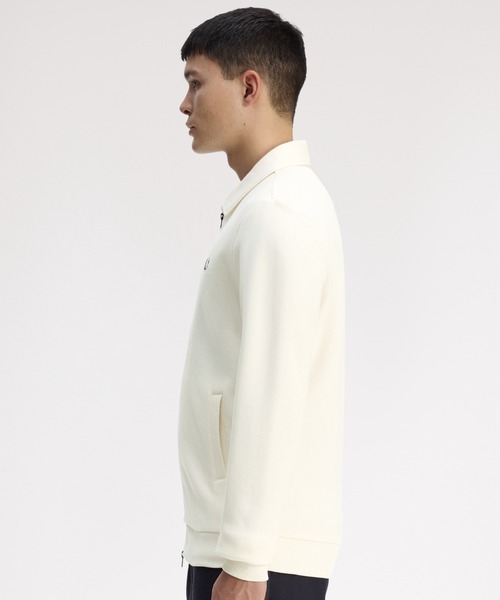 セール】Zip Through Collared Sweatshirt／ジップアップカラー