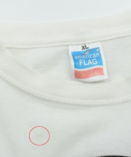 VINTAGE（ヴィンテージ）の「【USED】Y2K AMERICAN FLAG “Nomaam” ジョーク Tシャツ（Tシャツ/カットソー・メンズ・ホワイト・X-LARGE）」の4枚目の写真