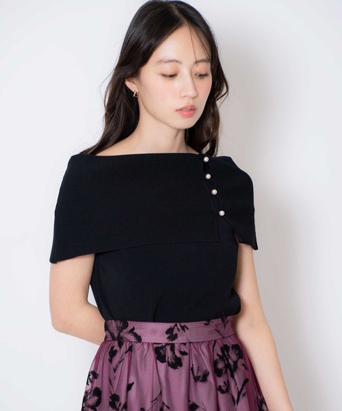 NOELA(ノエラ)の「2WAYオフショルニット(ニット/セーター・レディース・ブルー/ブラック/ライトグレー・フリー)」の18枚目の写真