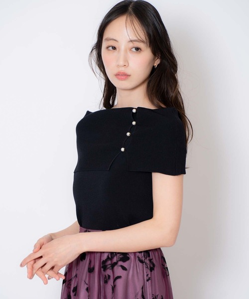 NOELA(ノエラ)の「2WAYオフショルニット(ニット/セーター・レディース・ブルー/ブラック/ライトグレー・フリー)」の19枚目の写真