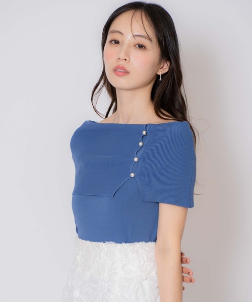 NOELA(ノエラ)の「2WAYオフショルニット(ニット/セーター・レディース・ブルー/ブラック/ライトグレー・フリー)」の16枚目の写真