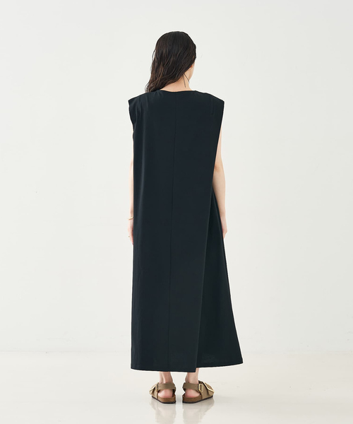 collex（コレックス）の「ノースリーブカットソーワンピース（ワンピース・レディース・ブラック/グレイッシュブルー・フリー）」の19枚目の写真