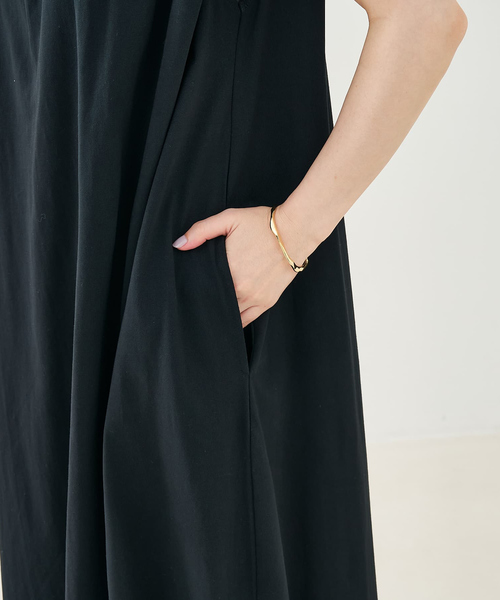 collex（コレックス）の「ノースリーブカットソーワンピース（ワンピース・レディース・ブラック/グレイッシュブルー・フリー）」の22枚目の写真