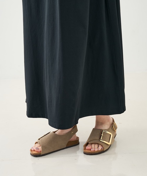 collex（コレックス）の「ノースリーブカットソーワンピース（ワンピース・レディース・ブラック/グレイッシュブルー・フリー）」の4枚目の写真