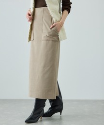 ROPE' | [美人スカート]スエードポケット付きタイトスカート/イージーケア(スカート)