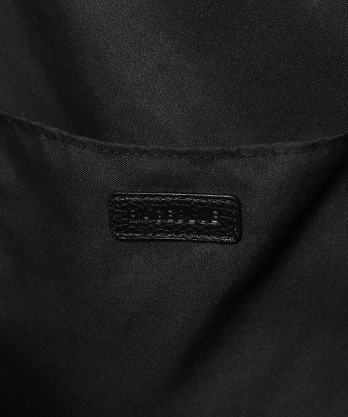 RAGEBLUE(レイジブルー)の「SYNTHETIC LEATHER ROUND TOTE BAG / シンセティックレザー/ラウンドトートバッグ(トートバッグ・メンズ・ブラック・FREE)」の14枚目の写真