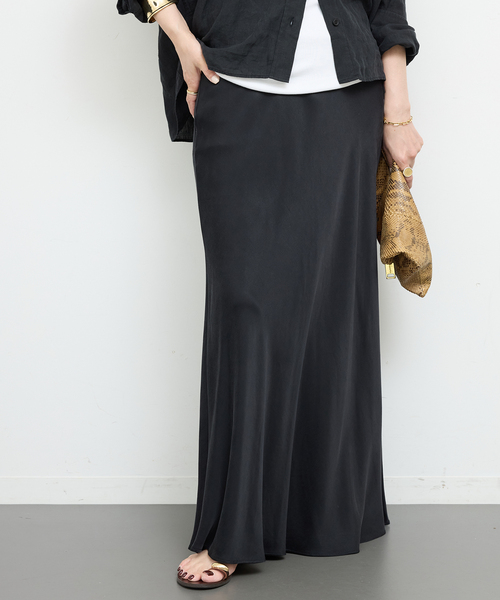 週末SALE【新品】Deuxieme Classe Cu/R Maxi スカート Cu/R Maxi スカート（スカート）｜Deuxieme Classe