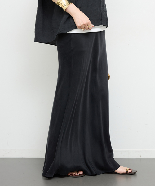 追加 Cu/R Maxi スカート（スカート）｜Deuxieme Classe